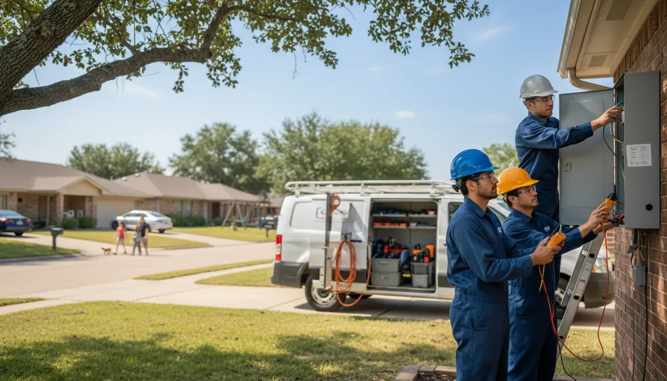 Certified electrician providing emergency electrical services in Hattieville, AR